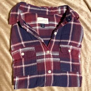 Universal Thread Long Sleeve Flannel Button Down Shirt